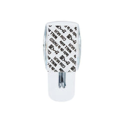 Lot de 9 crochets adhésif pointe métal transparent 0.225 kg - Command