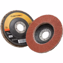 Disque Flap Cubitron ™ II 967A • Grains abrasifs céramique Cubitron ™ II • En liaison haute résine fixée à la plaque de tissu ...