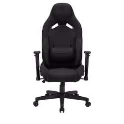 SENSE7 Vanguard, Siège de jeu sur PC, 150 kg, Chaise avec assise rembourrée, Dossier rembourré, Noir, Noir