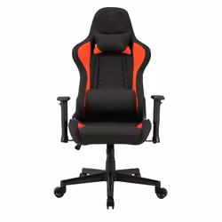 SENSE7 Spellcaster, Siège de jeu sur PC, 150 kg, Chaise avec assise rembourrée, Dossier rembourré, Noir, Noir