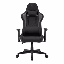 SENSE7 Spellcaster, Siège de jeu sur PC, 150 kg, Chaise avec assise rembourrée, Dossier rembourré, Noir, Noir