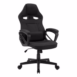 SENSE7 Knight Siège de jeu sur PC Chaise avec assise rembourrée Noir