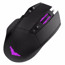 PREYON PFG27B, Droitier, Laser, USB Type-A, 12400 DPI, Noir