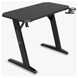 Bureau Gaming - SENSE7 - Nomad Basic - 120x60 cm - Support Casque - Porte-gobelet - Ergonomique