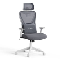 Chaise de Bureau Ergonomique - SENSE7 - TONE - Appui-tête Réglable - Accoudoirs Ajustables - 130kg