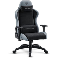 Chaise Gaming - SENSE7 - Spellcaster FUKU XL - Cuir Éco & Alcantara - Inclinaison 160° - Accoudoirs Réglables