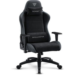Chaise Gaming - SENSE7 - Spellcaster FUKU XL - Cuir Éco & Alcantara - Inclinaison 160° - Accoudoirs Réglables