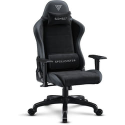 Chaise Gaming - FUKU - Spellcaster - Cuir Éco & Alcantara - Inclinaison 160° - Accoudoirs 1D - Noir