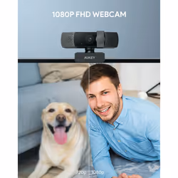 AUKEY PC-LM7 webcam 2 MP 1920 x 1080 pixels USB Noir