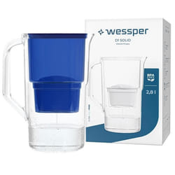 Wessper D1 SOLID Carafe 2.8 L Compatible avec Brita Maxtra Contient une carafe filtrante + un filtre à eau