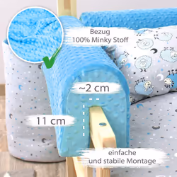 Totsy Baby OCH200_NIEBIE_70 protection de lit d'enfant