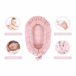 Totsy Baby KOK250_ROZOWY_50X90 jupe de lit bébé, anti-choc et doublure - Vue supplémentaire 4