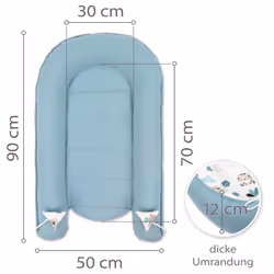 Totsy Baby KOK027_AFRYKA_50X90 jupe de lit bébé, anti-choc et doublure