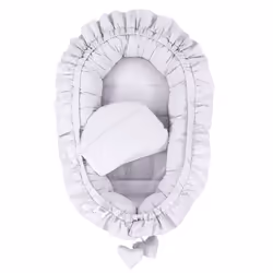 Totsy Baby KOK251_SZARY_50X90 jupe de lit bébé, anti-choc et doublure