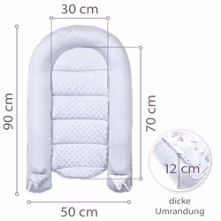 Totsy Baby KOK120_SLON_50X90 jupe de lit bébé, anti-choc et doublure