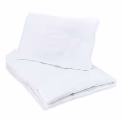 Couverture bébé et oreiller motif ours - TOTSY BABY - Blanc - Légère et douce - Lavable en machine