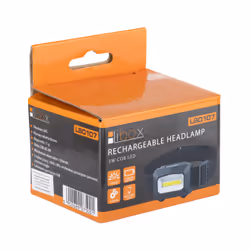 Libox LB0107 torche et lampe de poche Noir Lampe frontale LED