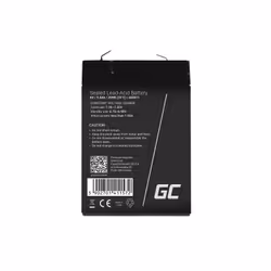 Green Cell AGM11 Batterie de l'onduleur Sealed Lead Acid (VRLA) 6 V 5 Ah