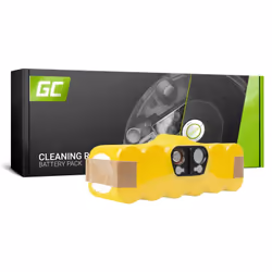 Green Cell PT14, Aspirateur robot, Batterie, Jaune, Hybrides nickel-métal (NiMH), 3500 mAh, 14,4 V