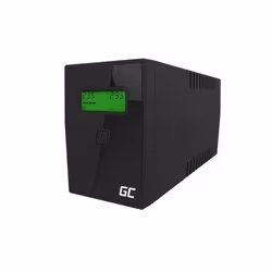 Green Cell UPS01LCD, Interactivité de ligne, 0,6 kVA, 360 W, Sinus, 230 V, 230 V