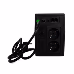 Green Cell UPS01LCD alimentation d'énergie non interruptible Interactivité de ligne 0,6 kVA 360 W 2 sortie(s) CA