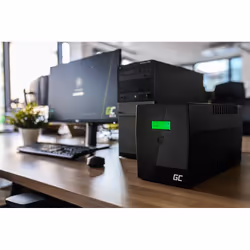 Green Cell UPS02 alimentation d'énergie non interruptible Interactivité de ligne 0,8 kVA 480 W 2 sortie(s) CA