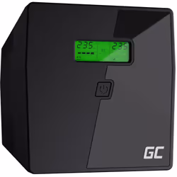 Green Cell UPS08, Interactivité de ligne, 1999 kVA, 700 W, Sinusoïde pur, 220 V, 240 V