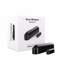 Fibaro FGDW-002-3 ZW5, Sans fil, Z-Wave, Noir, 2,49 cm, 8 mm, 70,8 mm