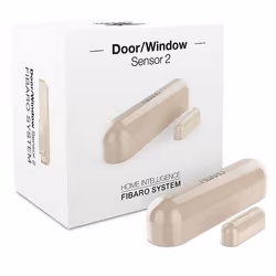 Fibaro FGDW-002-4, Sans fil, Z-Wave, Beige, 868.4 MHz, 40 m, 50 m