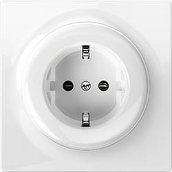 Fibaro Walli N prise de courant Type F Blanc
