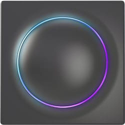 Fibaro Walli commutateur électrique Commutateur à levier à galets Noir