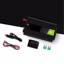 Green Cell INV01DE adaptateur de puissance & onduleur Auto 300 W Noir