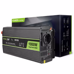 Green Cell INV09, Universel, Auto, 12 V, 1000 W, 230 V, DC-to-AC