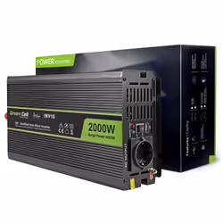Green Cell INV10, Universel, Auto, 12 V, 2000 W, 230 V, DC-to-AC