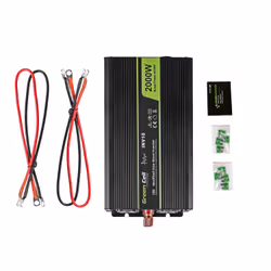 Green Cell INV10 adaptateur de puissance & onduleur Auto 2000 W Noir - Vue supplémentaire 5