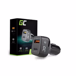 Green Cell CAD33, Intérieure, Allume-cigare, 12 V, Noir