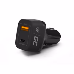 Green Cell CAD33 chargeur d'appareils mobiles Universel Noir Allume-cigare Charge rapide Intérieure