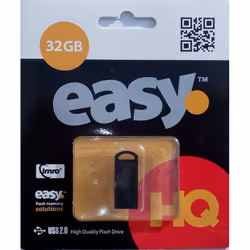 IMRO EASY/32GB, 32 Go, USB Type-A, 2.0, Sans capuchon, Noir