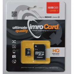 IMRO 10/128G UHS-I ADP mémoire flash 128 Go MicroSDHC Classe 10