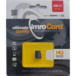 IMRO 10/32G UHS-I mémoire flash 32 Go MicroSDHC Classe 10