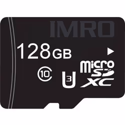 IMRO MICROSDXC 10/128GB UHS-3 ADP Memory card, 128 Go, MicroSDXC, Classe 10, Class 3 (U3)