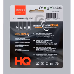 IMRO MICROSDXC 10/128GB UHS-3 ADP Memory card 128 Go Classe 10