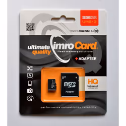 IMRO MICROSDXC 10/256GB UHS-3 ADP MEMORY CARD mémoire flash 256 Go Classe 10