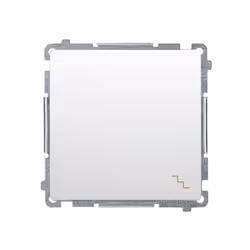 Kontakt-Simon BMW6.01/11, Plastique, Blanc, IP20, IP44, 250 V, 10 A, 75 mm