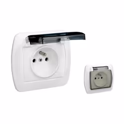 Kontakt-Simon AGZ1BE/11A, Blanc, Plastique, IP44, 250 V, 92 mm, 41,5 mm