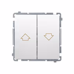 Kontakt-Simon BMZ1.01/11, Blanc, IP20, IP44, 250 V, 10 A, 75 mm, 41 mm