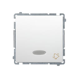 Kontakt-Simon BMD1L.01/11 commutateur électrique Bouton-poussoir Blanc