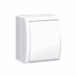 Kontakt-Simon AQW1/11, Plastique, Blanc, IP54, 250 V, 10 A, 60 mm