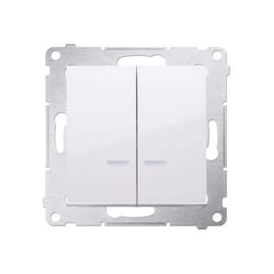 Kontakt-Simon DW5BL.01/11 commutateur électrique Blanc