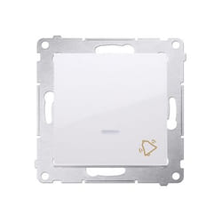 Kontakt-Simon DD1L.01/11 commutateur électrique Bouton-poussoir Blanc